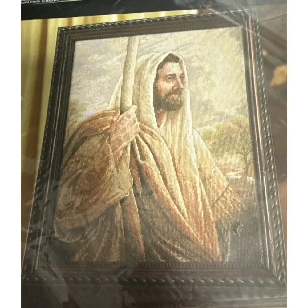 Bucilla Counted Cross Stitch Kit Light Of The World 43737 Jesus Christian